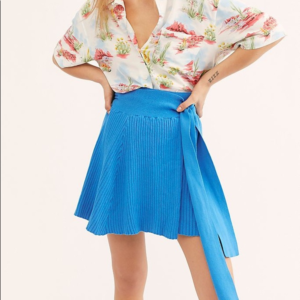 Free People Beach Wrap Skirt NWT